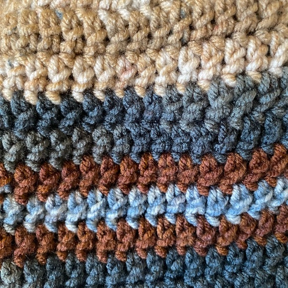 Multicolor Striped Crochet Beanie - Picture 6 of 6